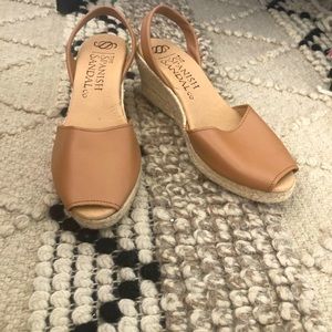 Spanish Sandal Company SADDLE ESPADRILLE WEDGES